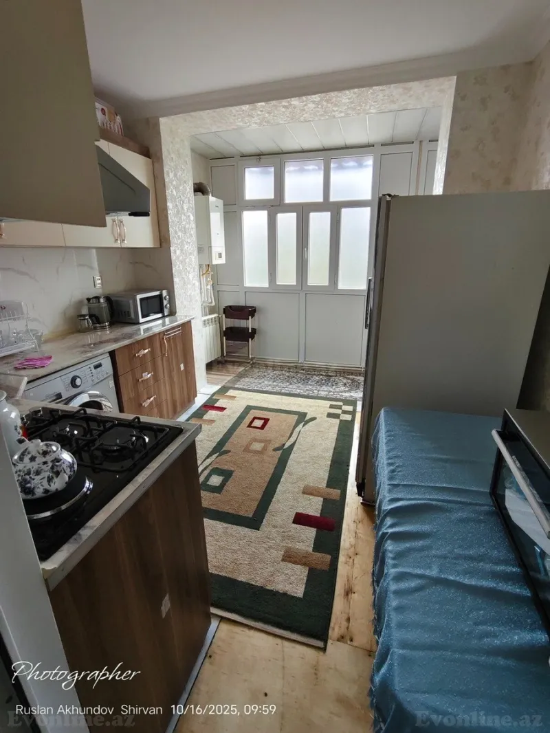 Kirayə verilir 4 otaqlı Mənzil Köhnə tikili 89 m² Şirvan - şəkil 15