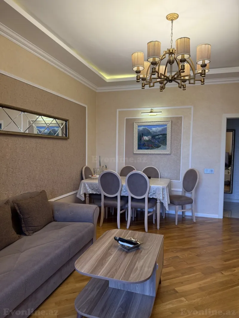 Satılır 3 otaqlı Mənzil Yeni tikili 75 m² İnşaatçılar m. - şəkil 2