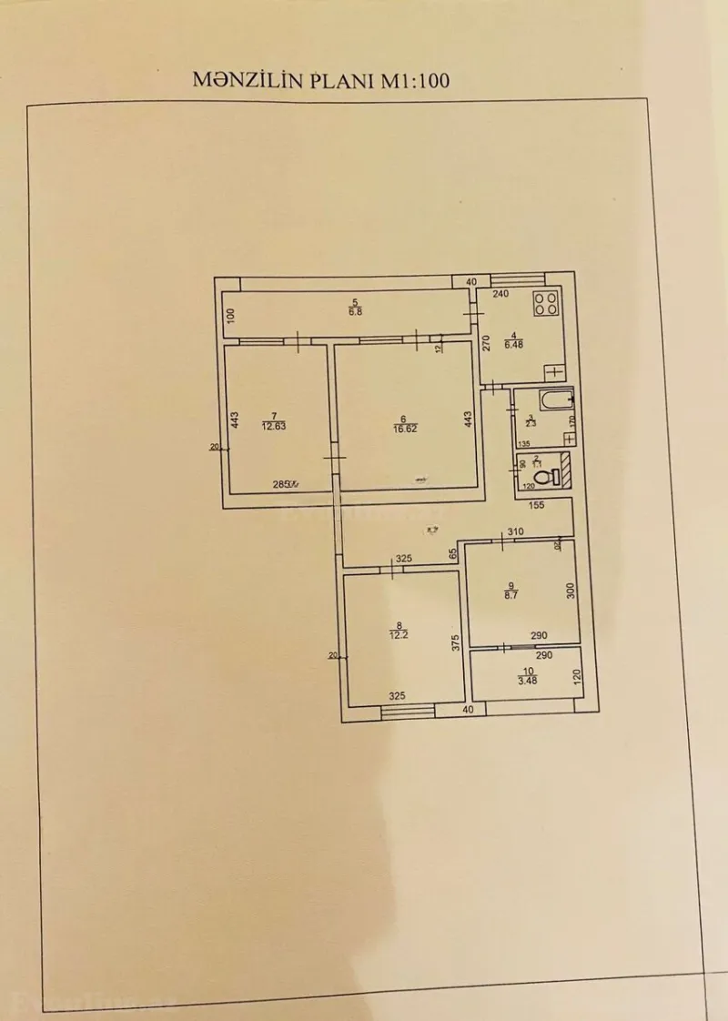 Satılır 4 otaqlı Mənzil Köhnə tikili 81 m² Lökbatan - şəkil 26