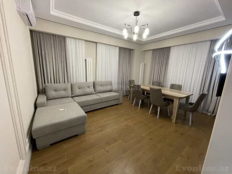 Kirayə verilir 3 otaqlı Mənzil Yeni tikili 100 m² Bakmil m. - şəkil 2