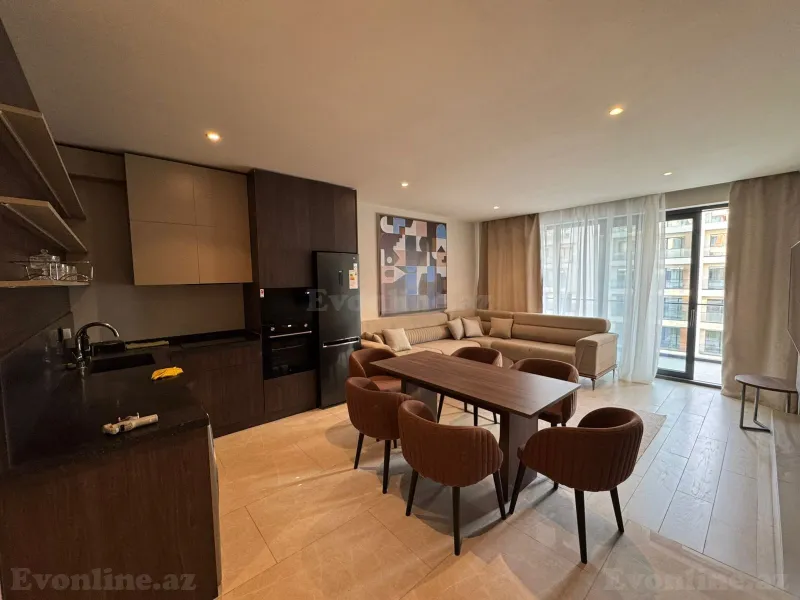Kirayə verilir 3 otaqlı Mənzil Yeni tikili 159 m² Sea Breeze - şəkil 4