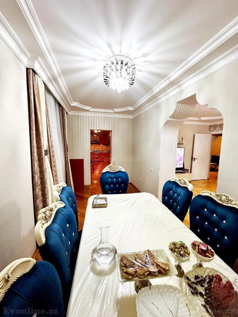 Satılır 4 otaqlı Mənzil Köhnə tikili 120 m² Həzi Aslanov m. - şəkil 3