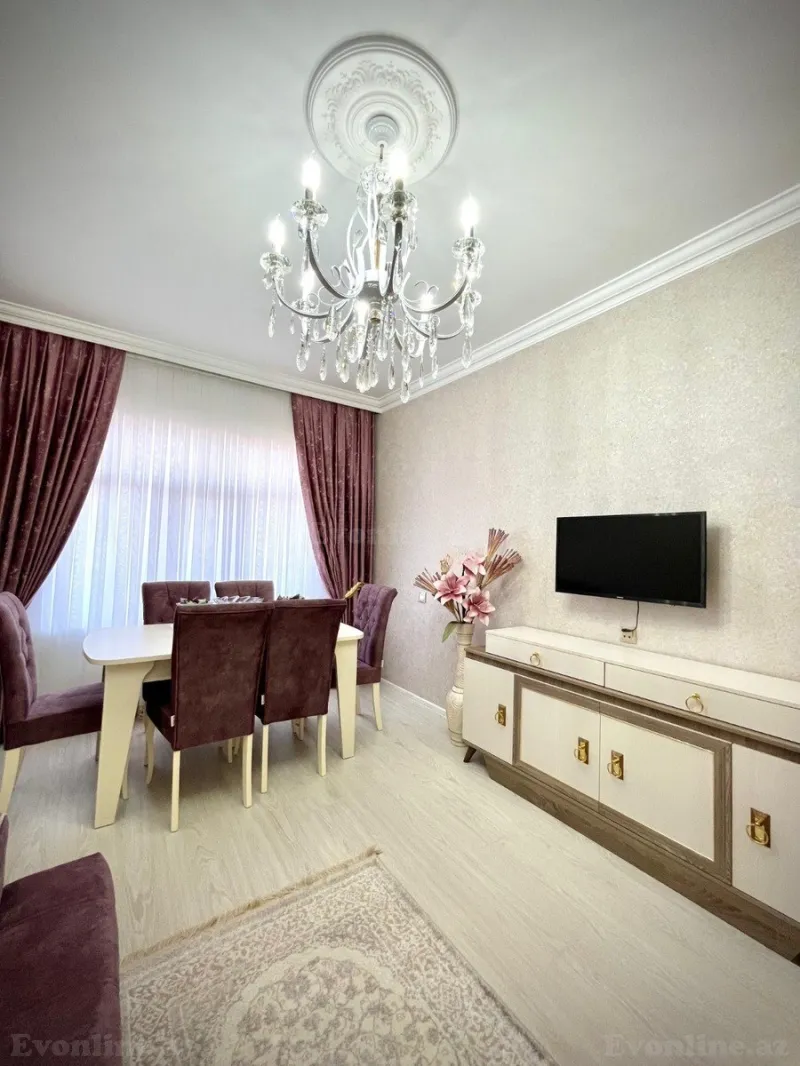 Satılır 2 otaqlı Mənzil Köhnə tikili 74 m² Memar Əcəmi m. - şəkil 2