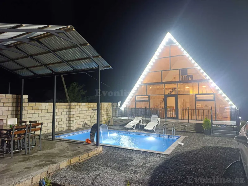 Satılır 3 otaqlı Həyət evi 124 m² Qəbələ - şəkil 3