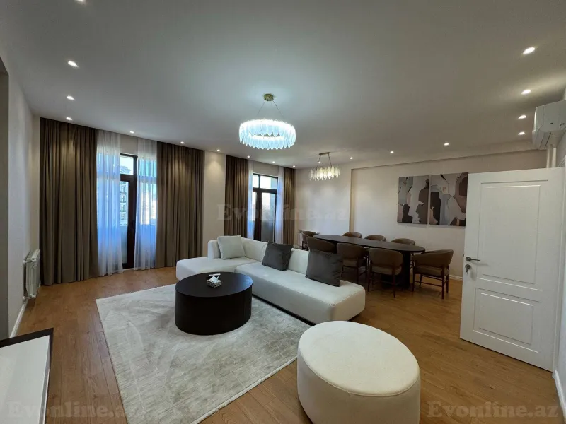 Kirayə verilir 3 otaqlı Mənzil Yeni tikili 160 m² Nizami m. - şəkil 6