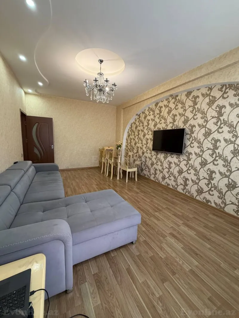 Kirayə verilir 2 otaqlı Mənzil Yeni tikili 65 m² Dərnəgül m. - şəkil 2