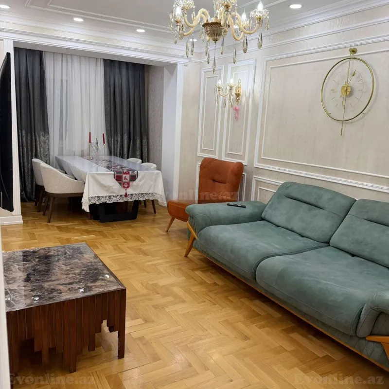 3 otaqlı Mənzil 100 m² Nərimanov r. Satılır