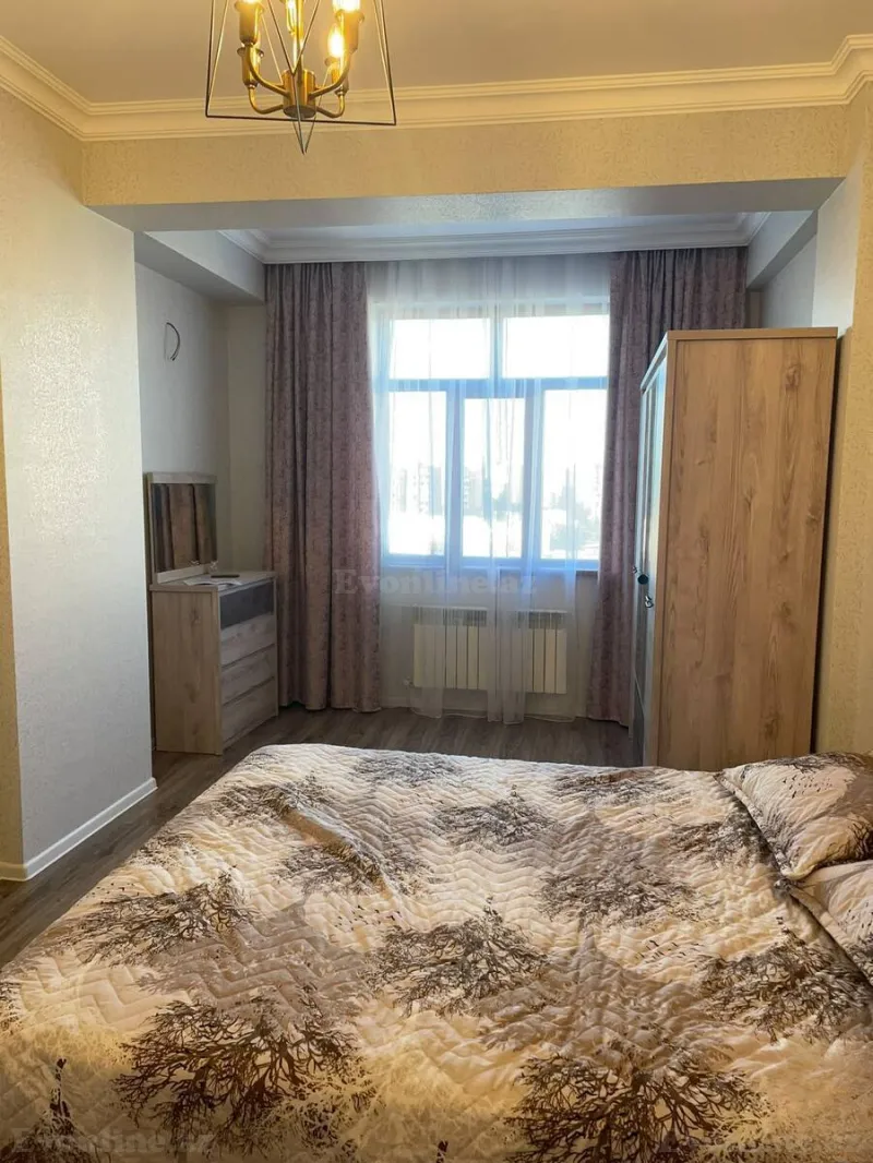 Kirayə verilir 3 otaqlı Mənzil Yeni tikili 89 m² Həzi Aslanov m. - şəkil 5