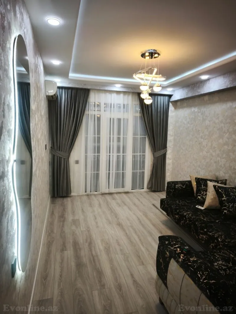 Kirayə verilir 1 otaqlı Mənzil Yeni tikili 35 m² Xırdalan