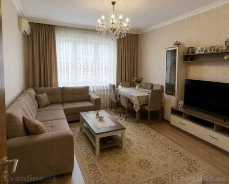 3 otaqlı Mənzil 120 m² Elmlər Akademiyası m. Kirayə verilir