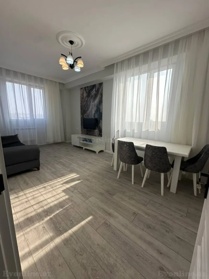 Kirayə verilir 3 otaqlı Mənzil Yeni tikili 110 m² Əhmədli m. - şəkil 2