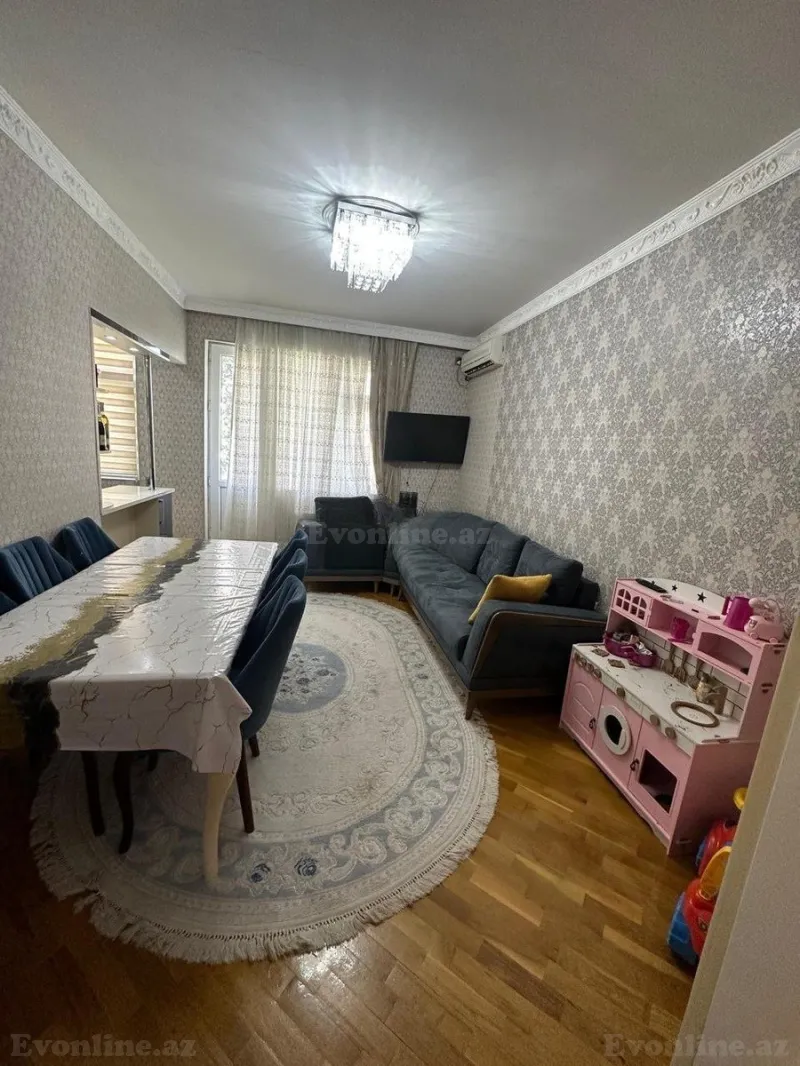2 otaqlı Mənzil 50 m² Memar Əcəmi m. Kirayə verilir