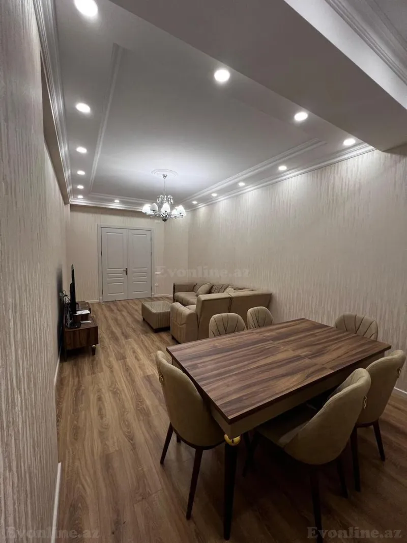 Kirayə verilir 3 otaqlı Mənzil Yeni tikili 130 m² Nəsimi r. - şəkil 2