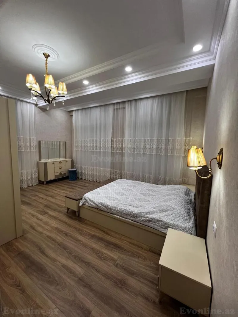 Kirayə verilir 3 otaqlı Mənzil Yeni tikili 130 m² Nəsimi r. - şəkil 4
