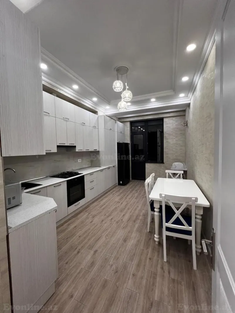 Kirayə verilir 3 otaqlı Mənzil Yeni tikili 130 m² Nəsimi r. - şəkil 8