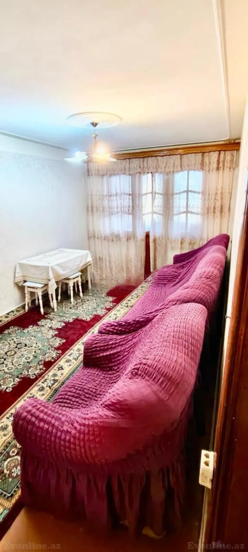 Kirayə verilir 2 otaqlı Mənzil Köhnə tikili 60 m² Xalqlar Dostluğu m. - şəkil 2