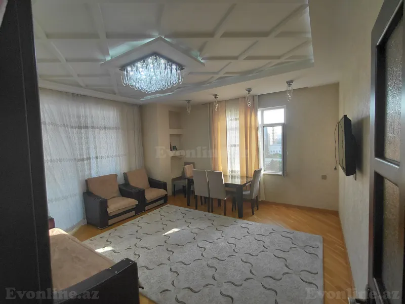 Kirayə verilir 4 otaqlı Mənzil Yeni tikili 106 m² Nəsimi r. - şəkil 2