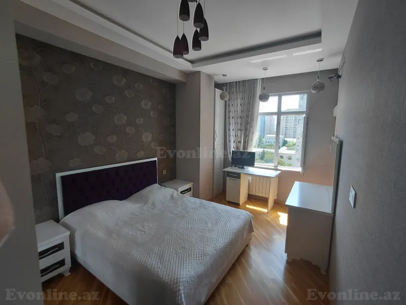 Kirayə verilir 4 otaqlı Mənzil Yeni tikili 106 m² Nəsimi r. - şəkil 3