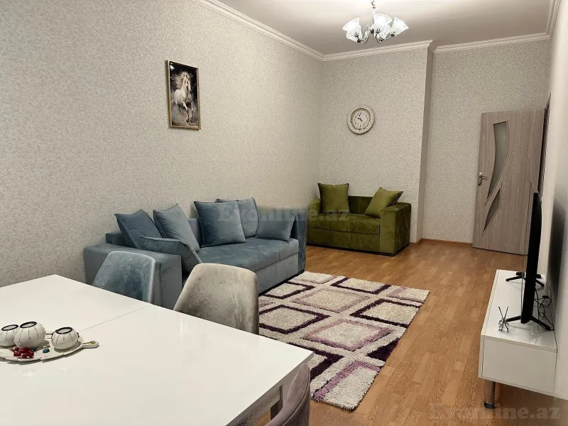 Kirayə verilir 3 otaqlı Mənzil Yeni tikili 90 m² Nəsimi r. - şəkil 2