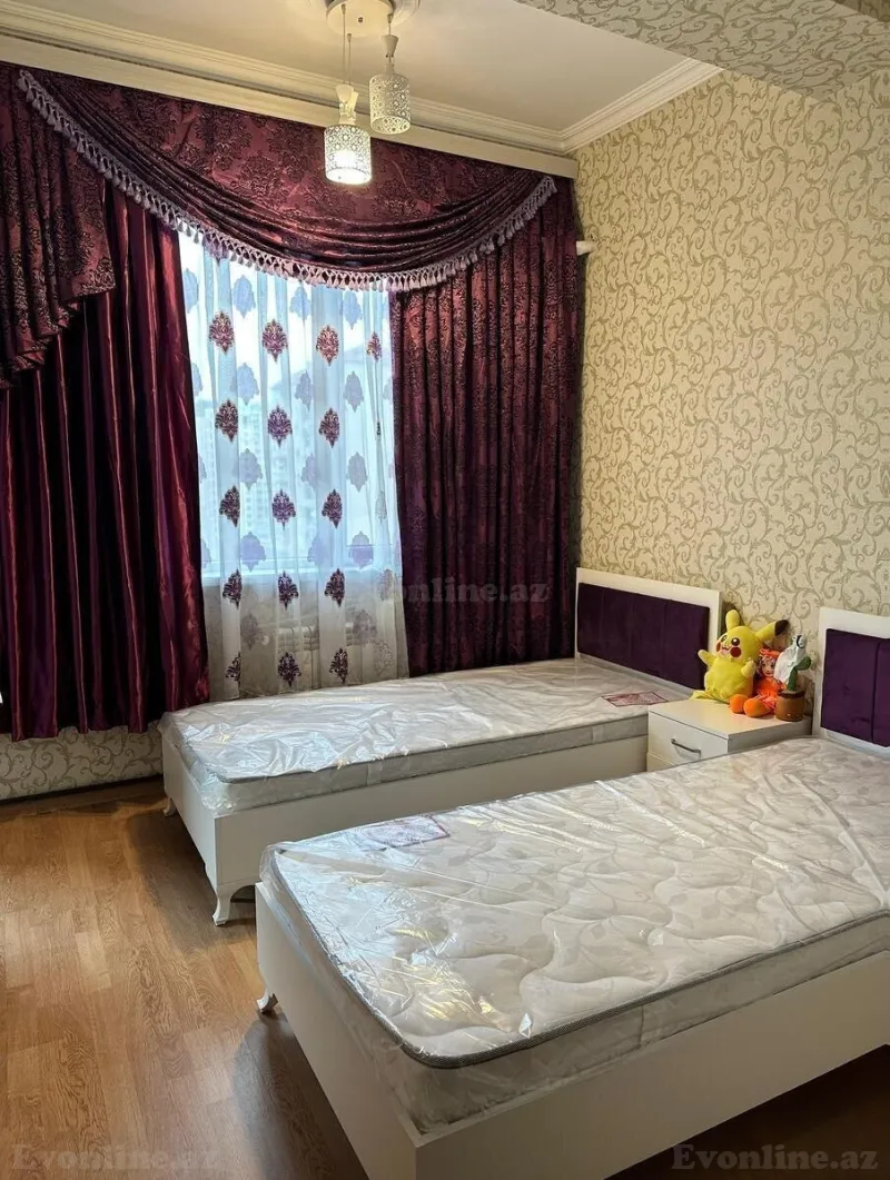 Kirayə verilir 3 otaqlı Mənzil Yeni tikili 90 m² Nəsimi r. - şəkil 8
