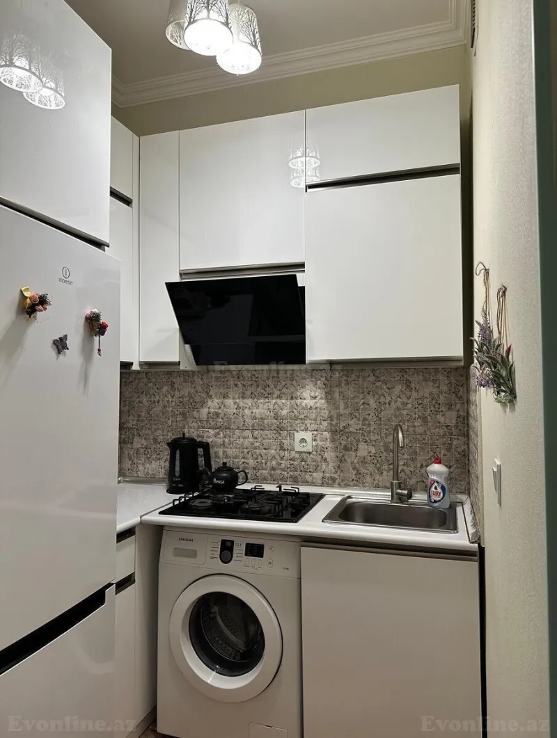 Kirayə verilir 3 otaqlı Mənzil Yeni tikili 90 m² Nəsimi r. - şəkil 9