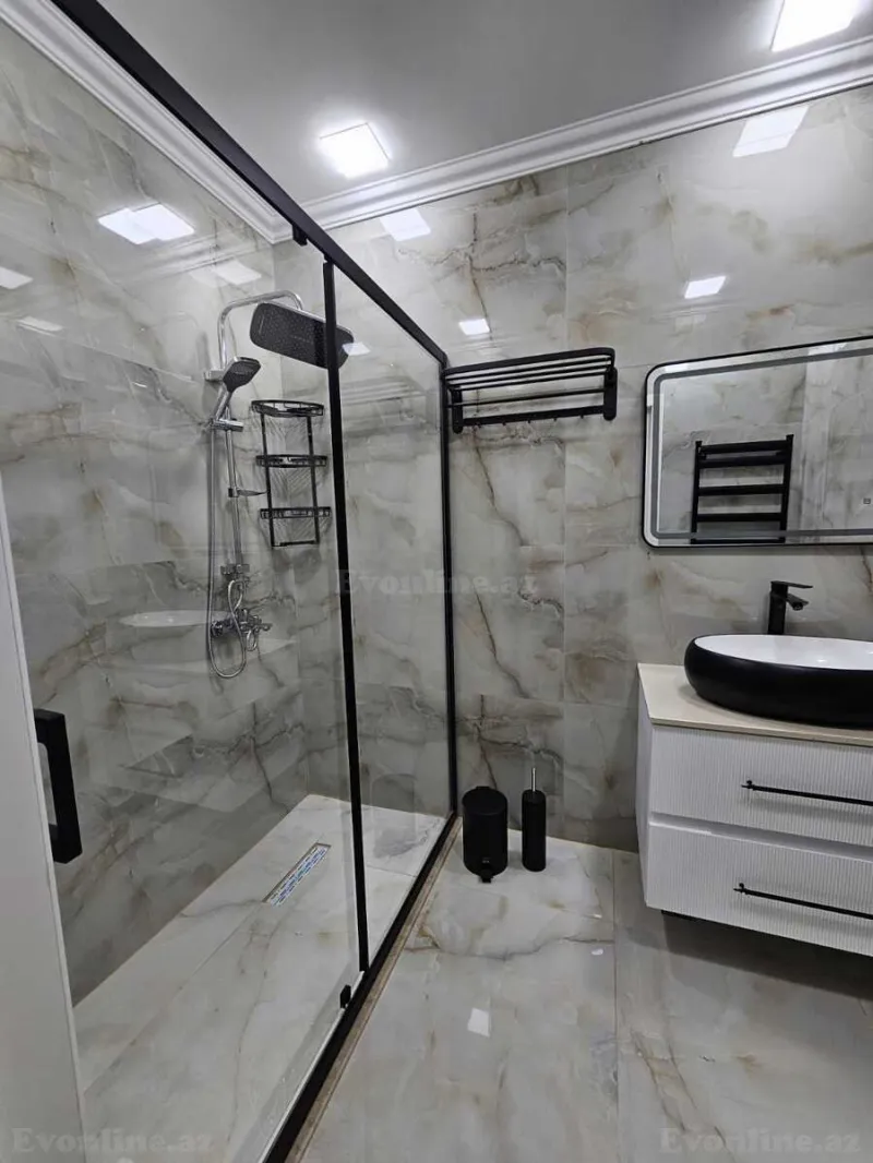 Kirayə verilir 2 otaqlı Mənzil Yeni tikili 70 m² Nəsimi r. - şəkil 6