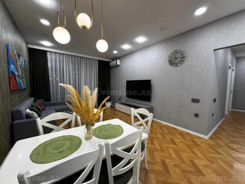 Kirayə verilir 3 otaqlı Mənzil Yeni tikili 107 m² 8 Noyabr m. - şəkil 2