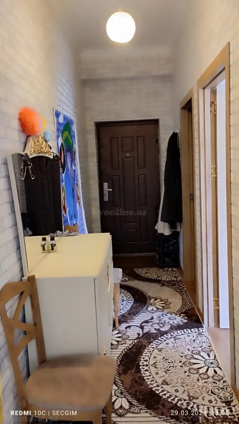 Kirayə verilir 2 otaqlı Mənzil Yeni tikili 56 m² Masazır - şəkil 7