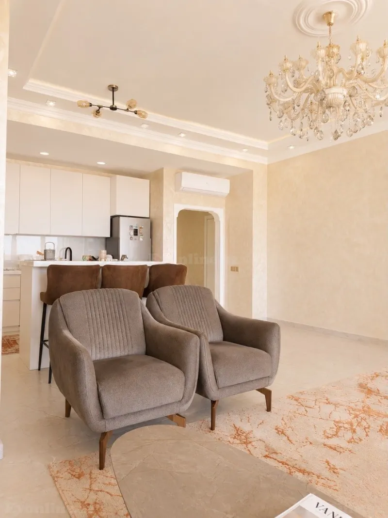 Kirayə verilir 2 otaqlı Mənzil Yeni tikili 100 m² Səbail r. - şəkil 4