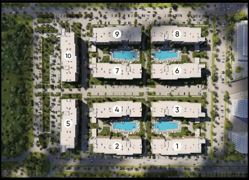 Satılır 1 otaqlı Mənzil Yeni tikili 57 m² Sea Breeze - şəkil 5