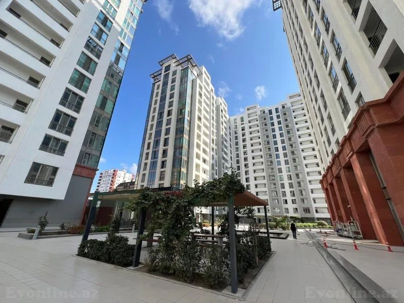 Satılır 3 otaqlı Mənzil Yeni tikili 100 m² Elmlər Akademiyası m. - şəkil 2