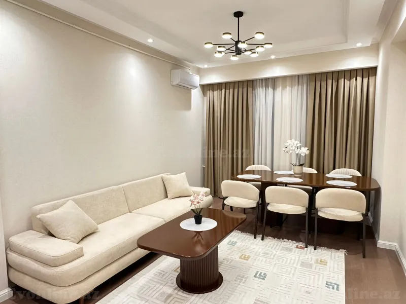 Kirayə verilir 2 otaqlı Mənzil Yeni tikili 70 m² Yasamal r. - şəkil 2