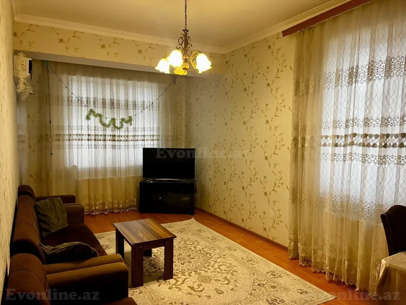 Kirayə verilir 3 otaqlı Mənzil Yeni tikili 90 m² Səbail r. - şəkil 2