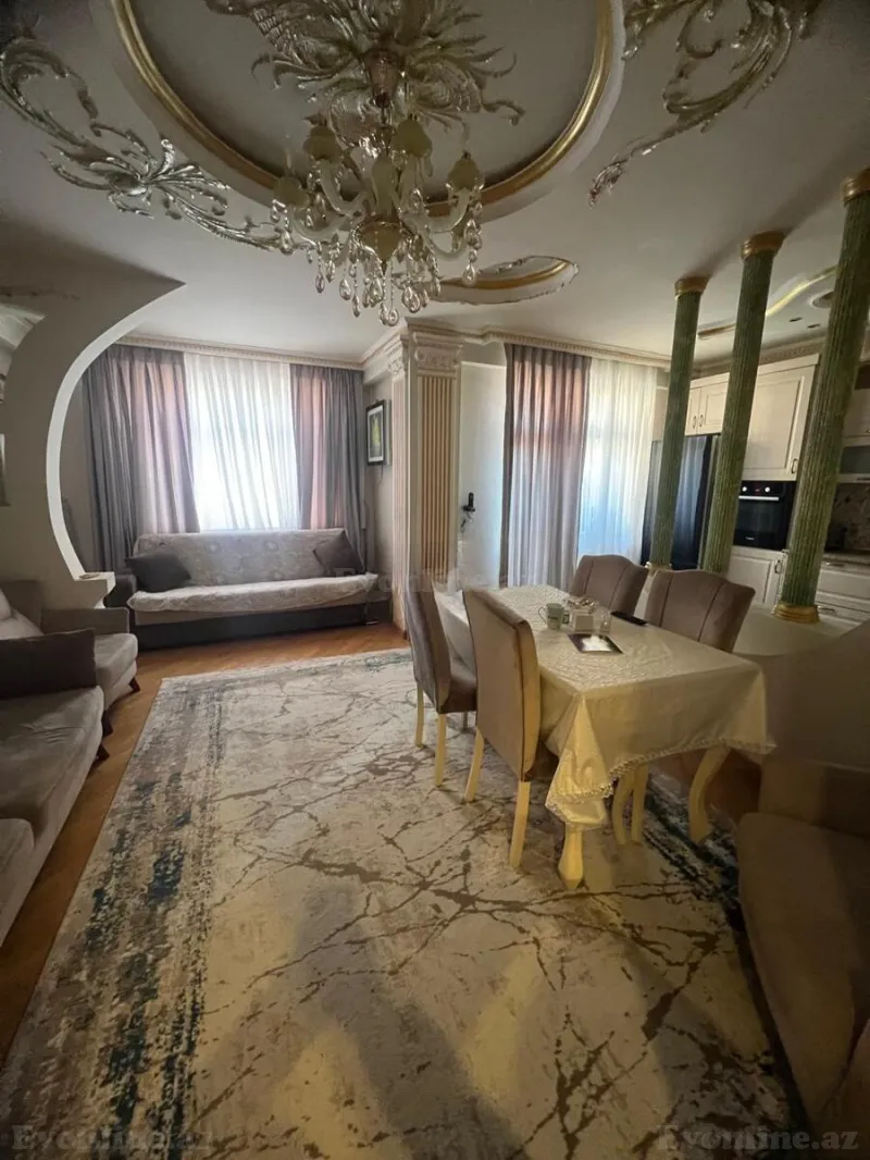 2 otaqlı Mənzil 70 m² İnşaatçılar m. Kirayə verilir