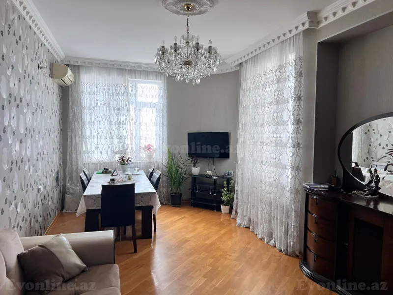 Satılır 2 otaqlı Mənzil Yeni tikili 98 m² Qara Qarayev m. - şəkil 2