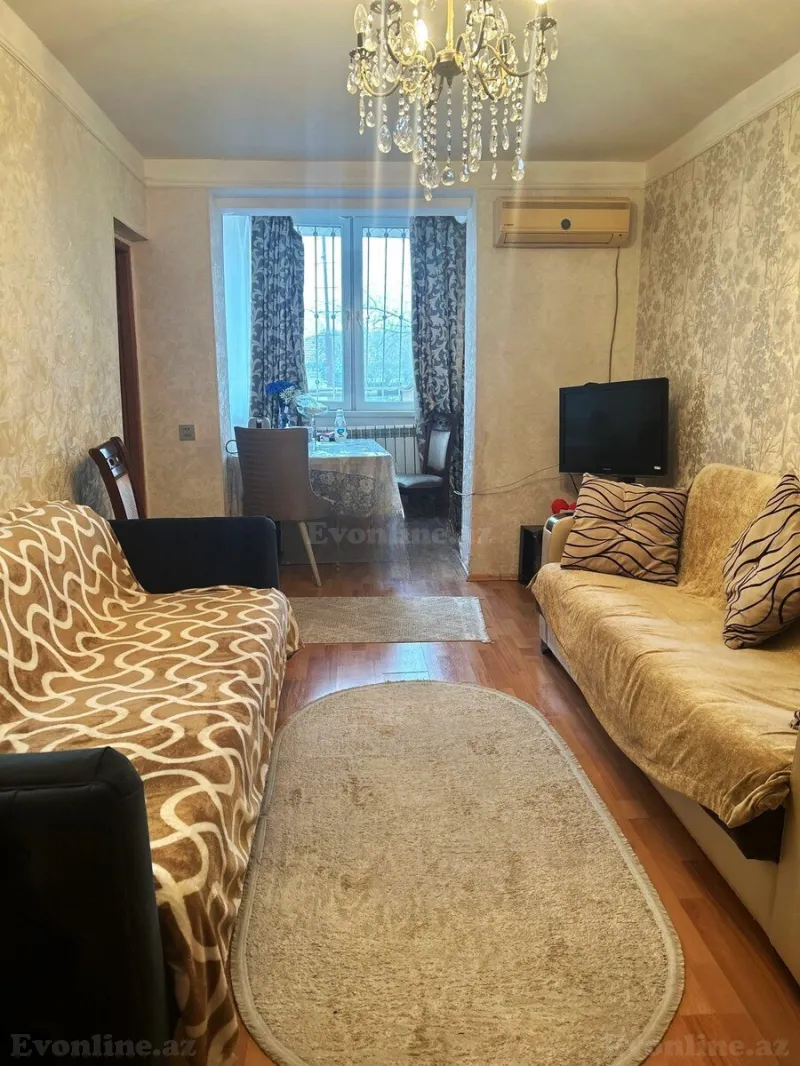 Kirayə verilir 1 otaqlı Mənzil Köhnə tikili 40 m² Elmlər Akademiyası m.