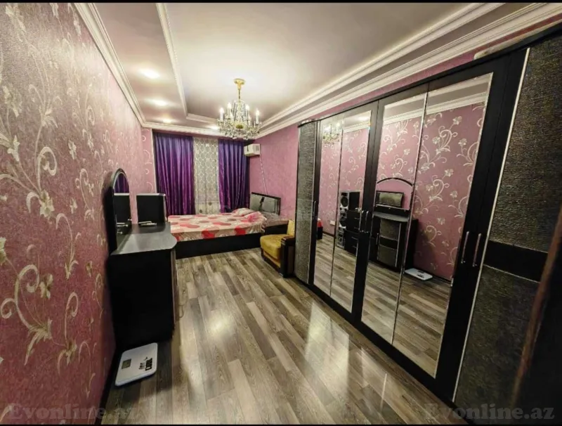 3 otaqlı Mənzil 74 m² Qara Qarayev m. Kirayə verilir