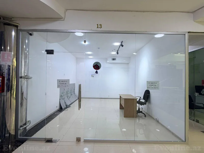 1 otaqlı Ofis 25 m² Sahil m. Kirayə verilir