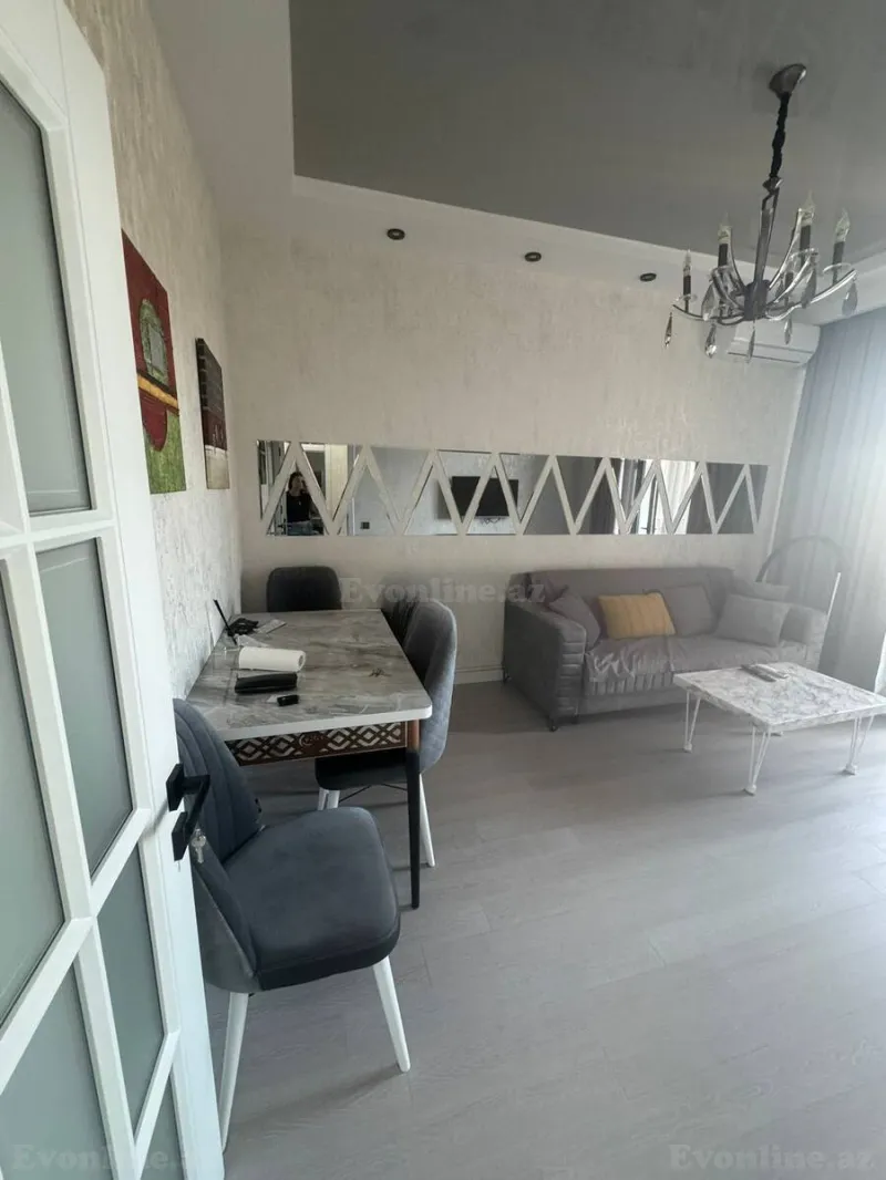 Kirayə verilir 2 otaqlı Mənzil Yeni tikili 65 m² Nəsimi r. - şəkil 2