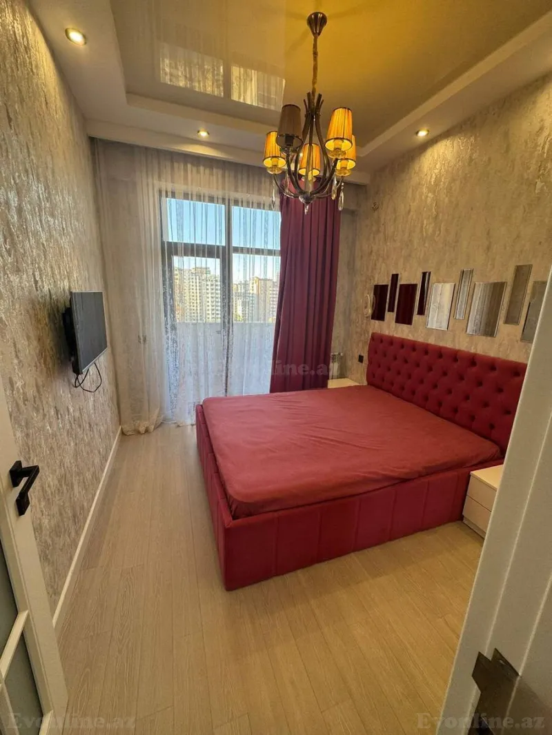 Kirayə verilir 2 otaqlı Mənzil Yeni tikili 65 m² Nəsimi r. - şəkil 3