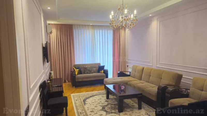 Kirayə verilir 2 otaqlı Mənzil Yeni tikili 100 m² 8 Noyabr m. - şəkil 3