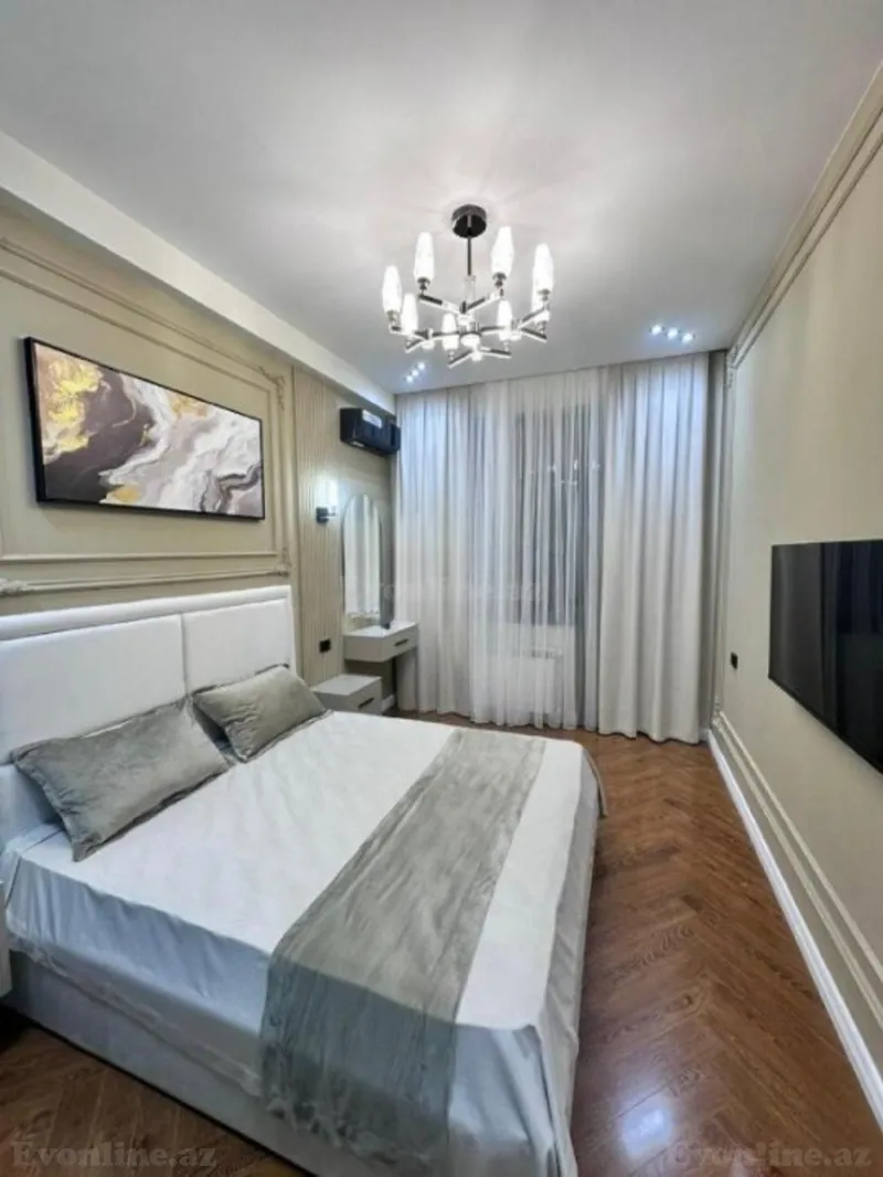 Kirayə verilir 2 otaqlı Mənzil Yeni tikili 75 m² Elmlər Akademiyası m. - şəkil 2