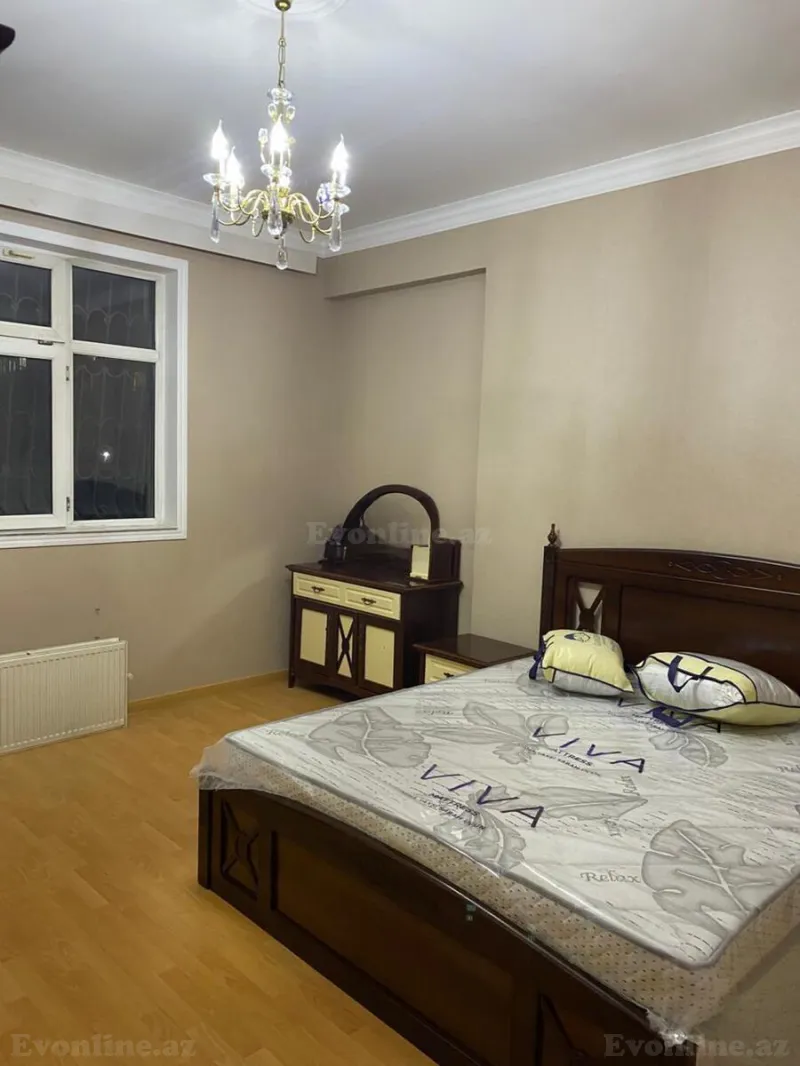 Kirayə verilir 3 otaqlı Mənzil Yeni tikili 130 m² Nəsimi m. - şəkil 3