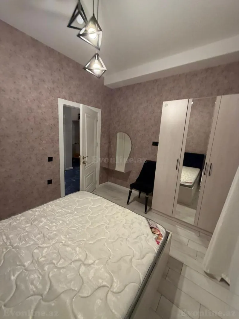 Kirayə verilir 2 otaqlı Mənzil Yeni tikili 50 m² Qara Qarayev m. - şəkil 4