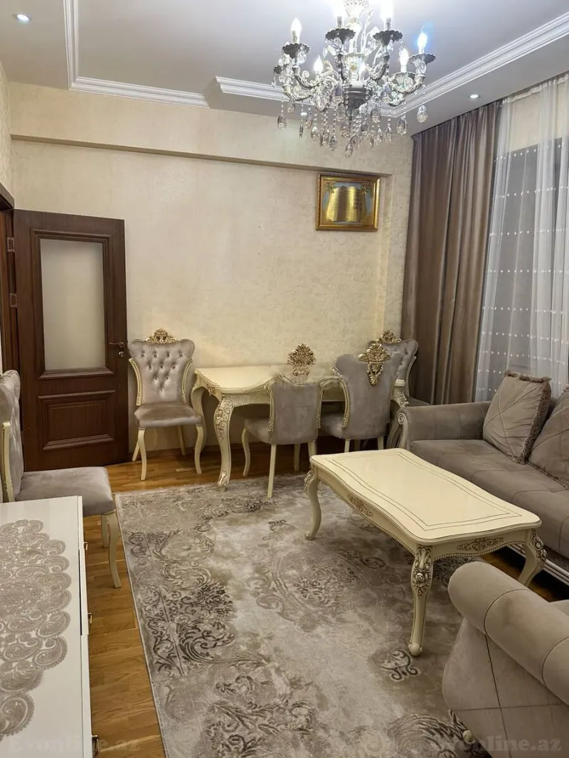 Kirayə verilir 2 otaqlı Mənzil Yeni tikili 60 m² Səbail r. - şəkil 2