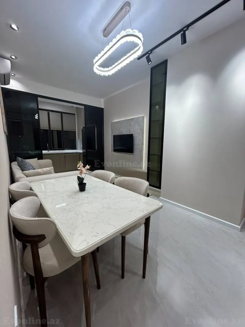 Satılır 2 otaqlı Mənzil Yeni tikili 56 m² Həzi Aslanov m. - şəkil 2
