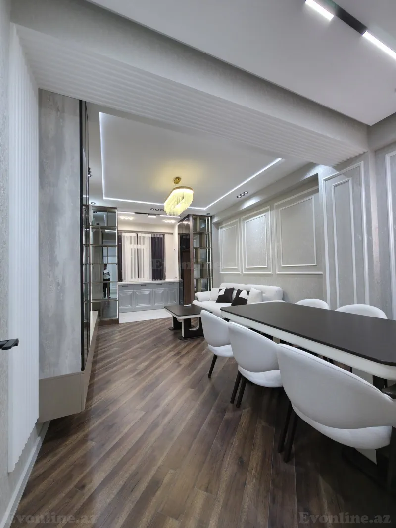 Satılır 3 otaqlı Mənzil Yeni tikili 90 m² Həzi Aslanov m. - şəkil 2