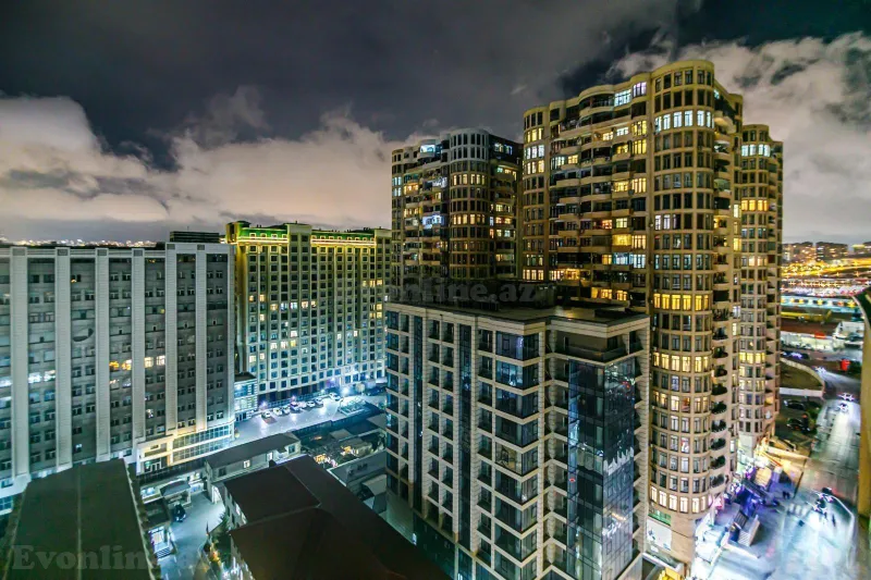 Kirayə verilir 4 otaqlı Mənzil Yeni tikili 185 m² Nəsimi r. - şəkil 2