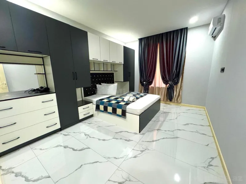 Kirayə verilir 4 otaqlı Mənzil Yeni tikili 185 m² Nəsimi r. - şəkil 12
