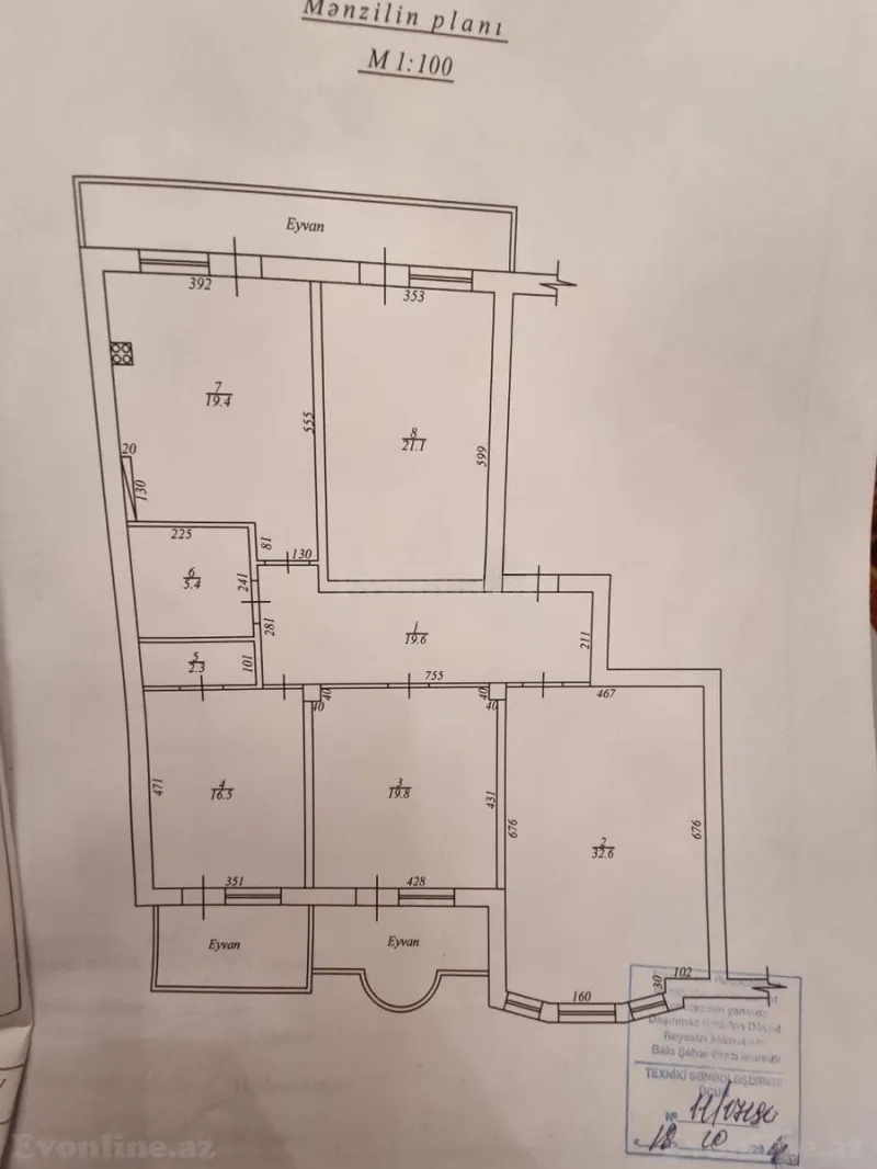 Satılır 4 otaqlı Mənzil Yeni tikili 160 m² 8 Noyabr m. - şəkil 17